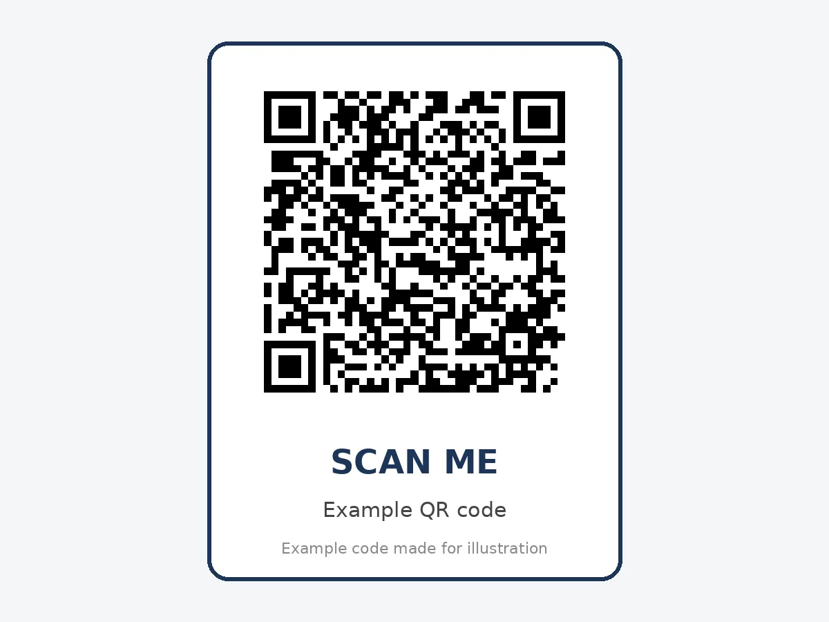 Example Google Maps QR code for yard sale directions